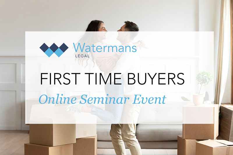 first time buyers seminar graphic